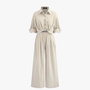 Cider Cotton-Blend Jumpsuit for Work